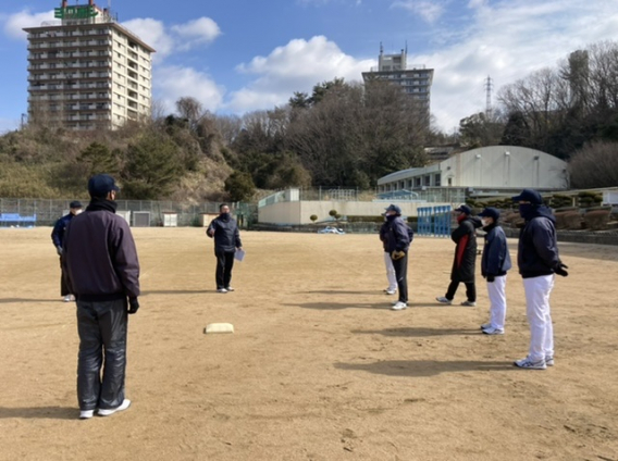 親父たちの練習^ ^